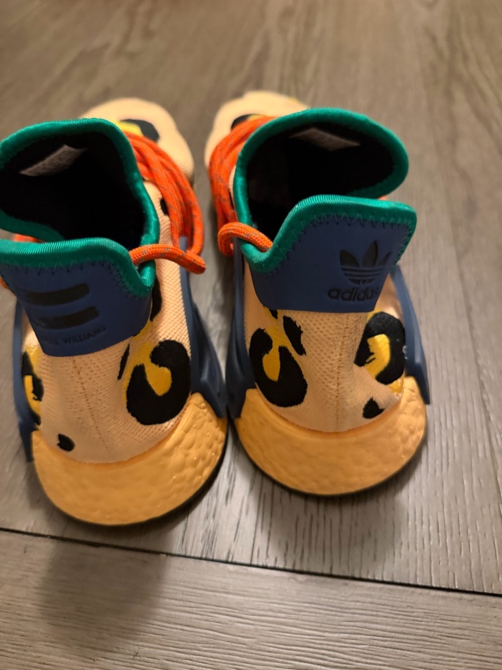 Adidas x Pharrell Hu NMD 'Animal Print minor marks on toes Sz 12.5 - Picture 4 of 7